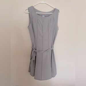 Loila Sleeveless Grey Dress